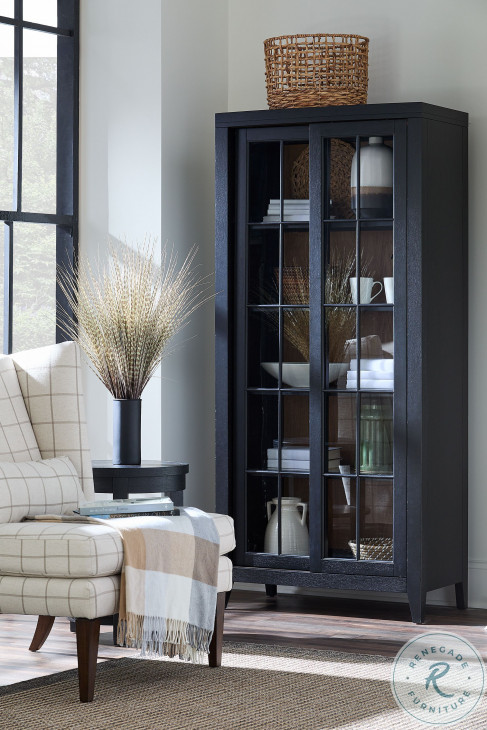 Todays Tradition Blacksmith Sliding Door Display Cabinet