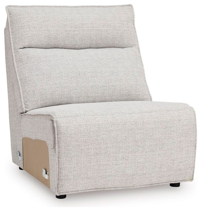 Modmax II Stone Performance Fabric 7 Piece Modular Power Reclining Sectional with Chaise and USB Charging