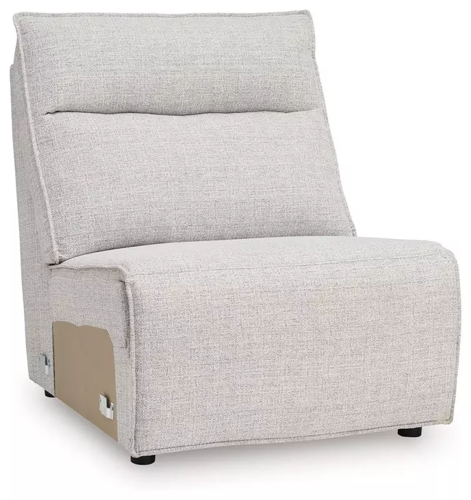 Modmax II Stone Performance Fabric 7 Piece Modular Power Reclining Sectional with Chaise and USB Charging