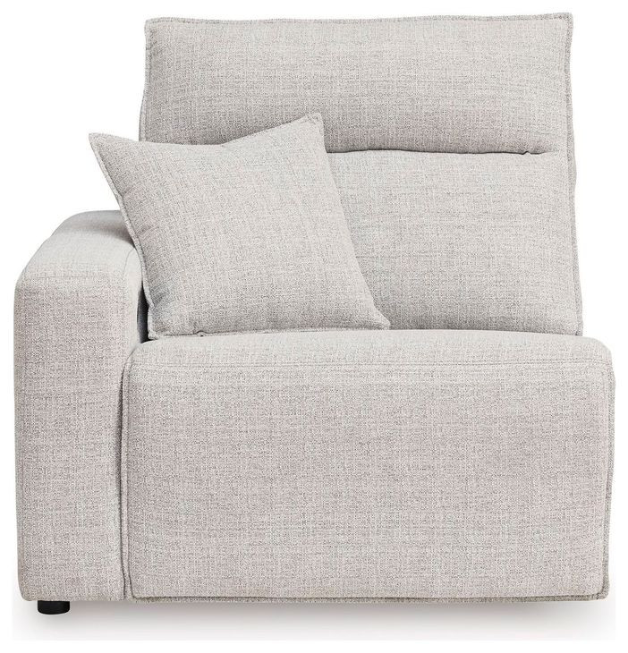 Modmax II Stone Performance Fabric 2 Piece Modular Power Reclining Sectional Loveseat with USB Charging