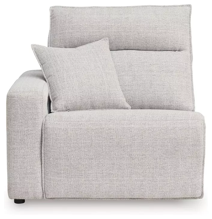 Modmax II Stone Performance Fabric 2 Piece Modular Power Reclining Sectional Loveseat with USB Charging