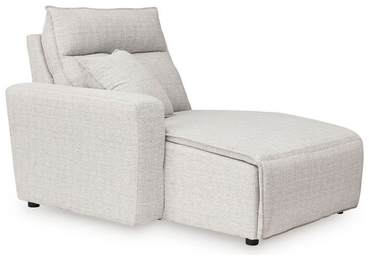 Modmax II Stone Performance Fabric 3 Piece Modular Power Reclining Sectional with Chaise and USB Charging