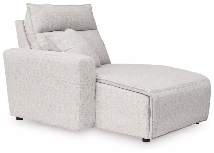 Modmax II Stone Performance Fabric 3 Piece Modular Power Reclining Sectional with Chaise and USB Charging