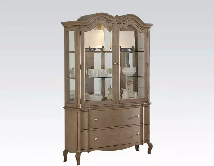 Chelmsford Antique Taupe Extendable Dining Room Set