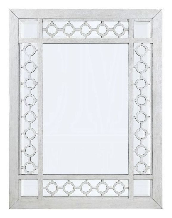 Varian Antique Platinum Rectangular Wall Mirror