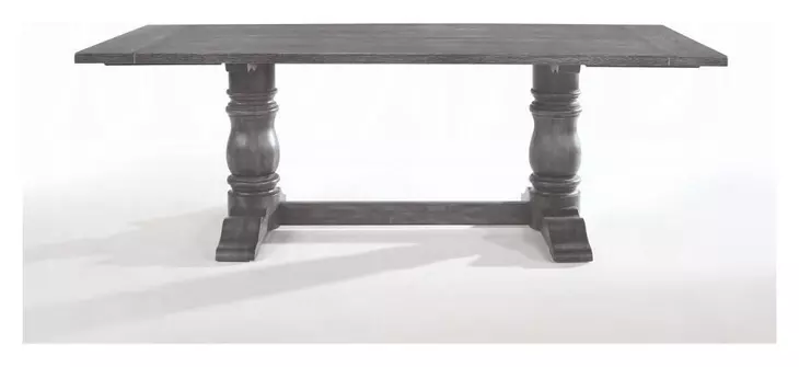 Leventis Weathered Gray 88" Rectangular Dining Table