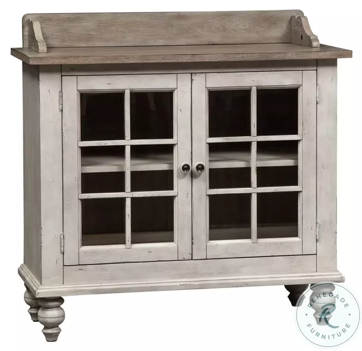 Whitney Antique Linen And Weathered Gray Server