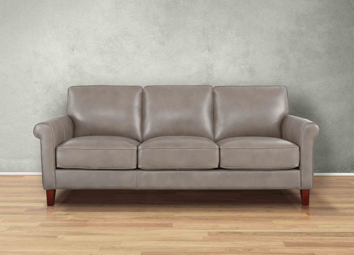 Lachlan Stone Leather Living Room Set