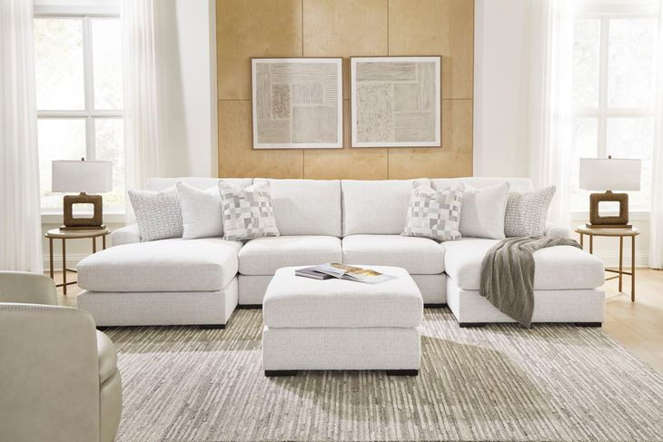 Kendrie Chalk Performance Fabric 86" Super Chaise