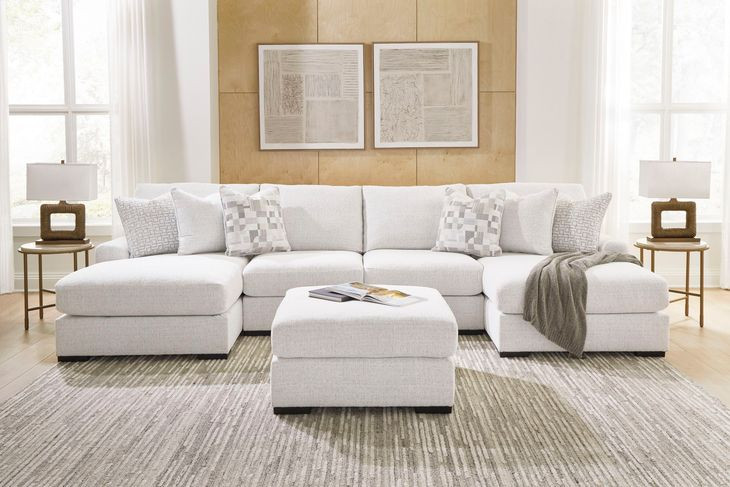 Kendrie Chalk Performance Fabric 86" Super Chaise