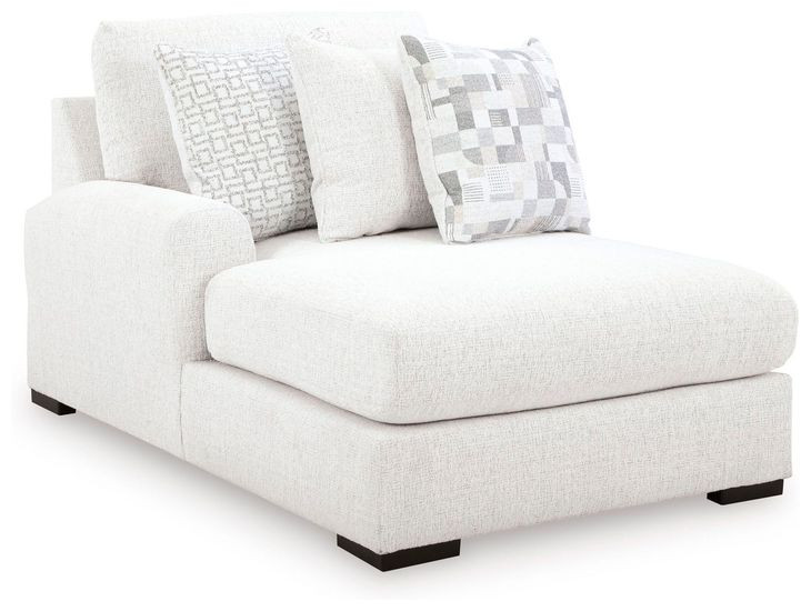 Kendrie Chalk Performance Fabric 86" Super Chaise