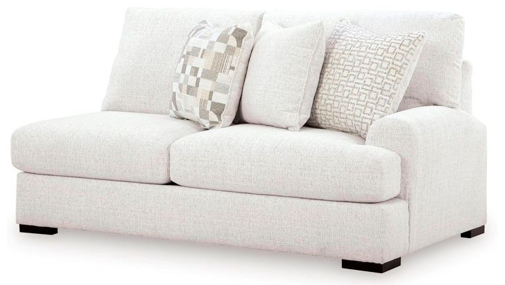 Kendrie Chalk Performance Fabric 2 Piece Modular Sectional with LAF Chaise