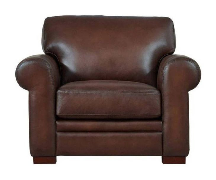 Danforth Caramel Leather Upholstered Accent Chair
