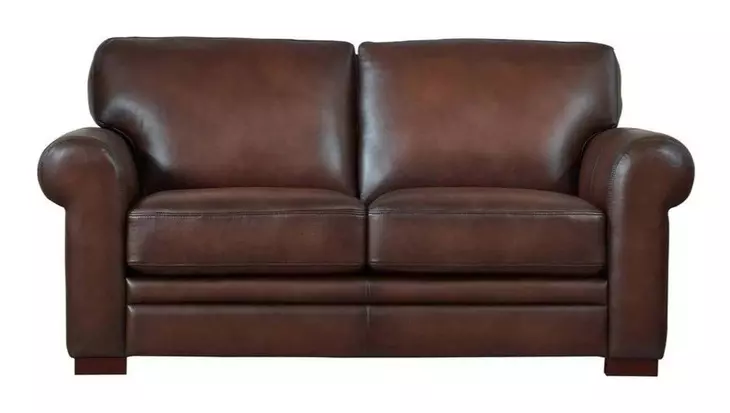 Danforth Caramel Leather 70" Loveseat