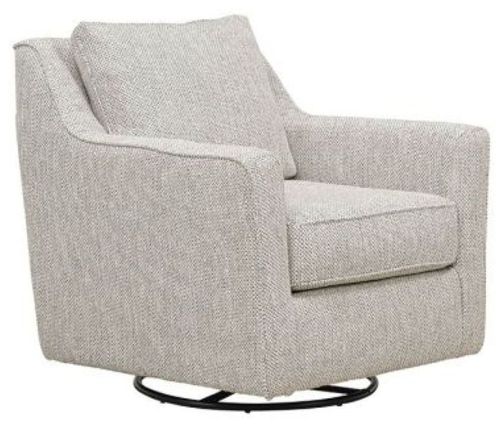 Harlow Denim Swivel Glider Chair