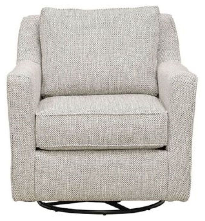 Harlow Denim Swivel Glider Chair