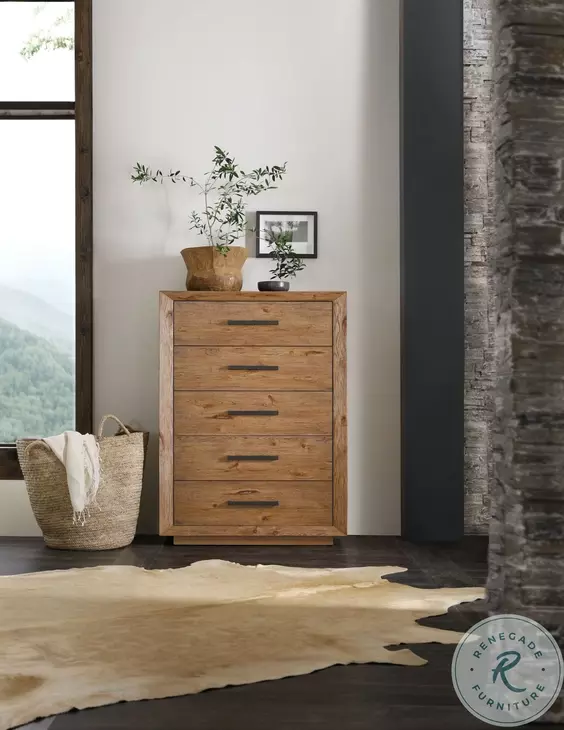 Big Sky Dark Brown Drawer Chest