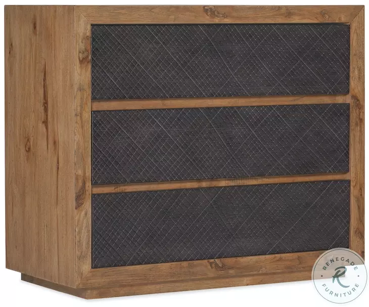Big Sky Brown And Black Bachelors Chest