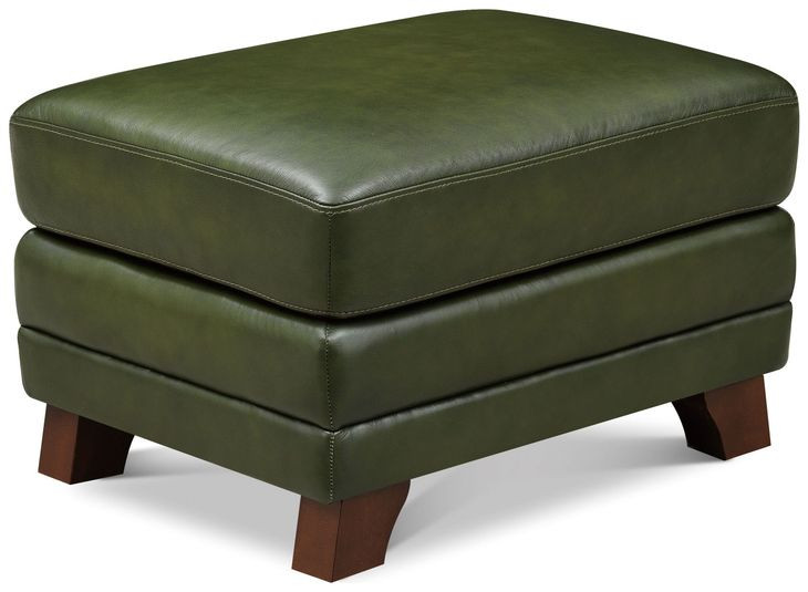 Godfrey Forrest Green Leather Living Room Set