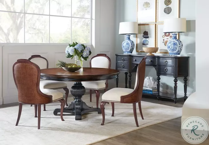 Charleston Beige Upholstered Side Chair Set Of 2