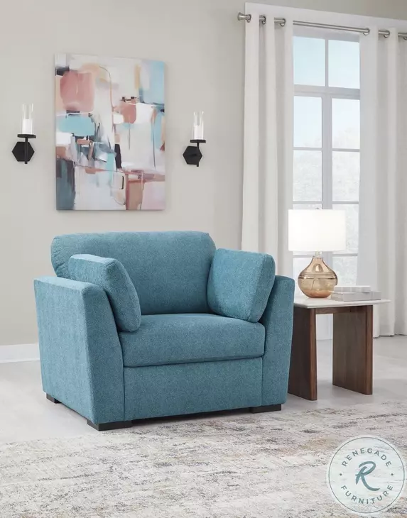 Keerwick Teal Chair And A Half