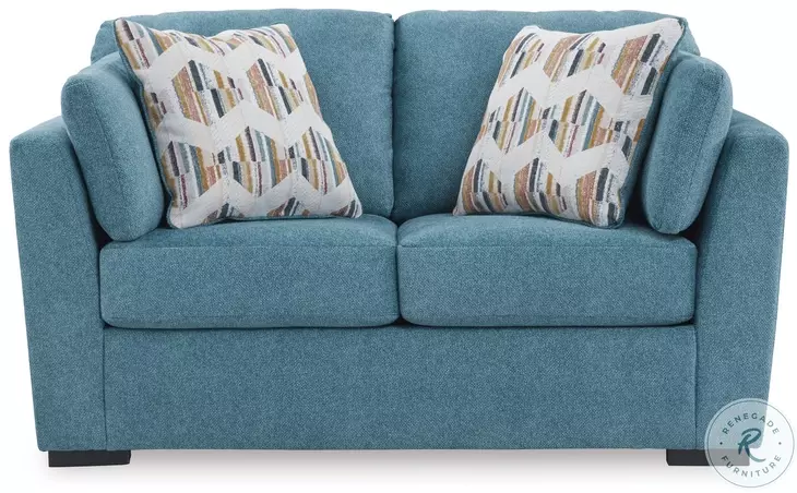 Keerwick Teal Loveseat