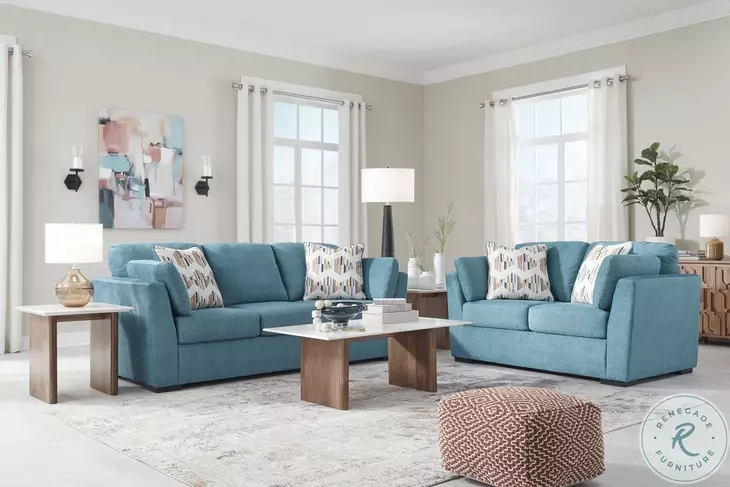 Keerwick Teal Sofa