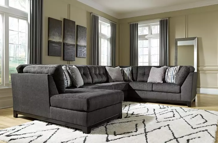 Reidshire Steel Gray Modular Sectional
