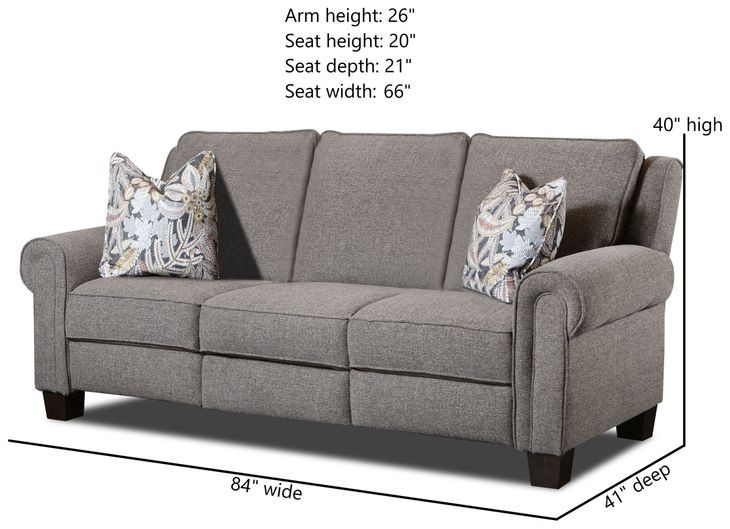 Bedford Park Sable 84" Power Reclining Sofa