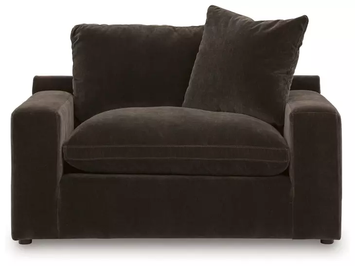 Maxton Heights Bittersweet Upholstered Chair and A Half with Pillow
