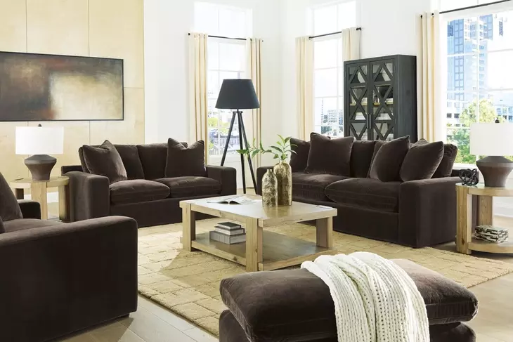 Maxton Heights Bittersweet Living Room Set