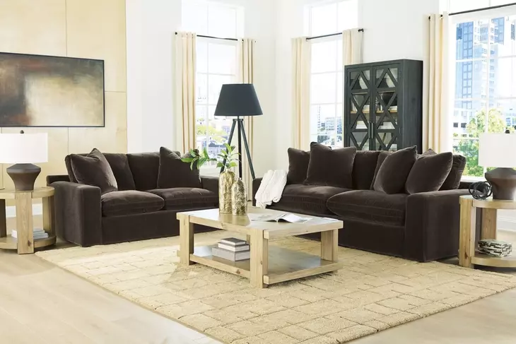 Maxton Heights Bittersweet 78" Loveseat