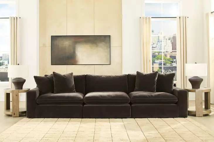 Maxton Heights Bittersweet 3 Piece Modular Sectional Sofa