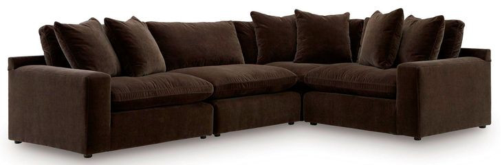 Maxton Heights Bittersweet 4 Piece Modular Sectional