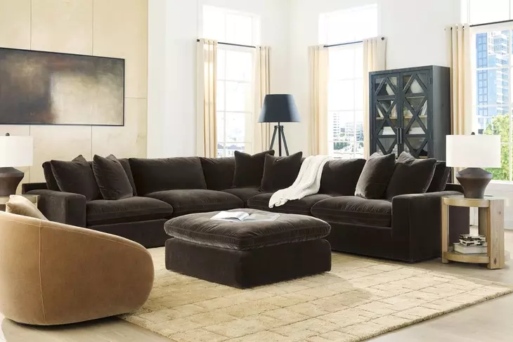 Maxton Heights Bittersweet 5 Piece Modular Sectional