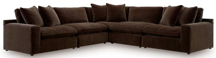 Maxton Heights Bittersweet 5 Piece Modular Sectional