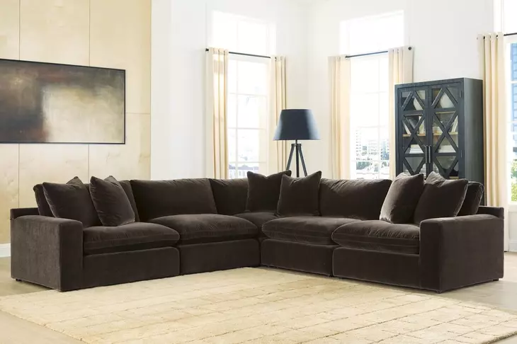 Maxton Heights Bittersweet 5 Piece Modular Sectional