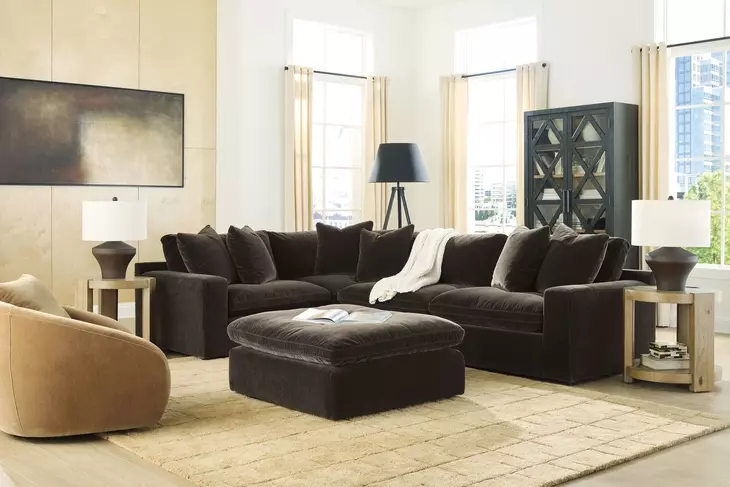 Maxton Heights Bittersweet 4 Piece Modular Sectional