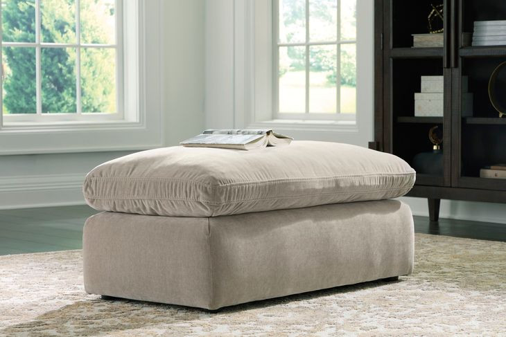 Maxton Heights Pebble Upholstered Rectangular Ottoman