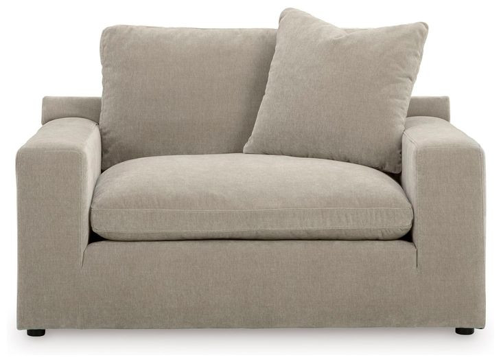 Maxton Heights Pebble Upholstered Chair and A Half with Pillow