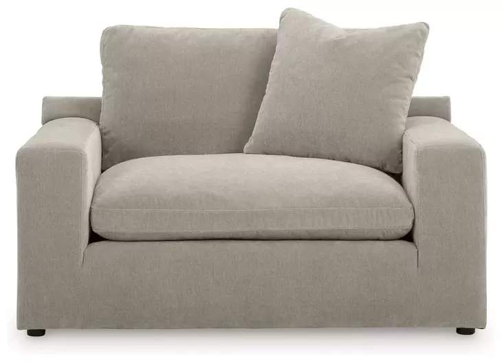 Maxton Heights Pebble Upholstered Chair and A Half with Pillow