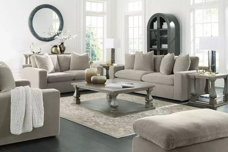Maxton Heights Pebble Living Room Set