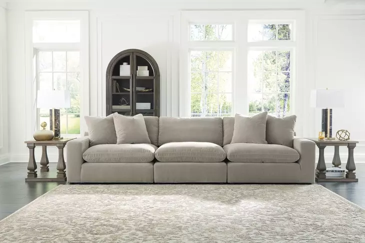 Maxton Heights Pebble 3 Piece Modular Sectional Sofa