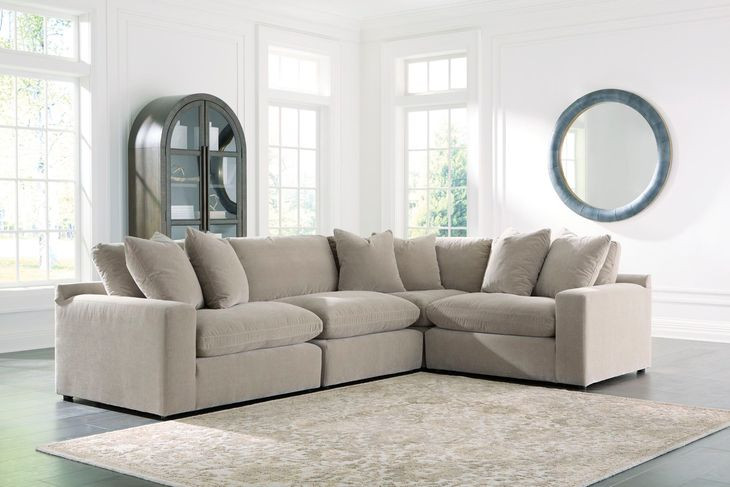 Maxton Heights Pebble 4 Piece Modular Sectional