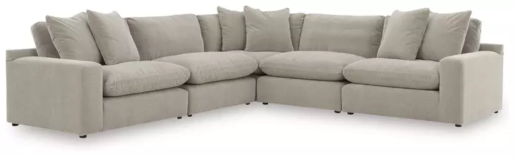 Maxton Heights Pebble 5 Piece Modular Sectional