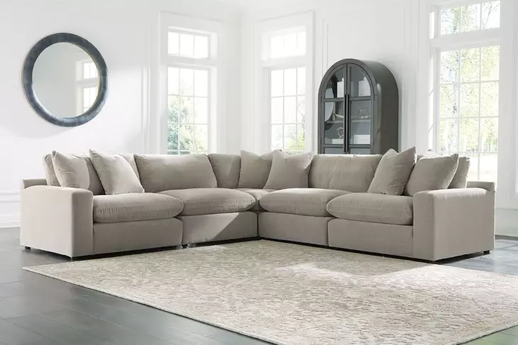 Maxton Heights Pebble 5 Piece Modular Sectional