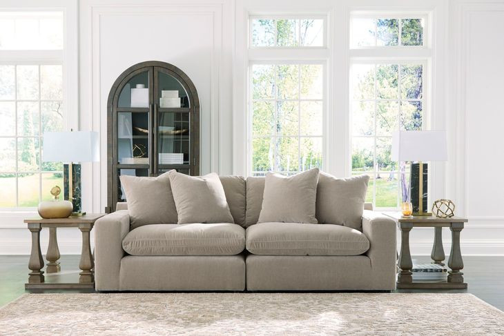 Maxton Heights Pebble 2 Piece Modular Sectional Sofa