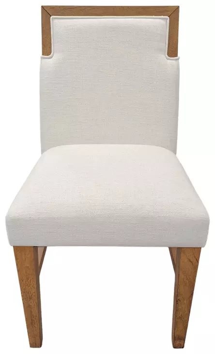 Donte Oak Upholstered Side Chair Set of 2