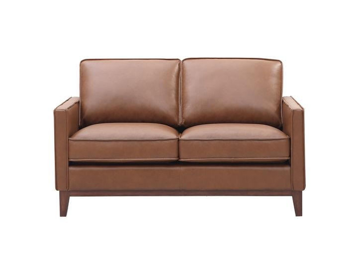 Weston Highland Saddle Leather 59" Loveseat