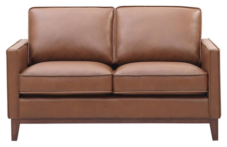 Weston Highland Saddle Leather 59" Loveseat